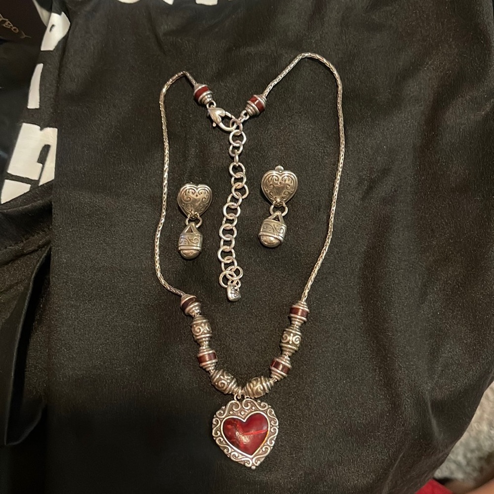 Brighton necklace and earrings